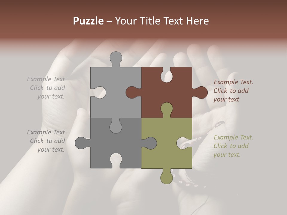 Child Wish White PowerPoint Template