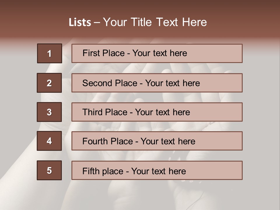 Child Wish White PowerPoint Template