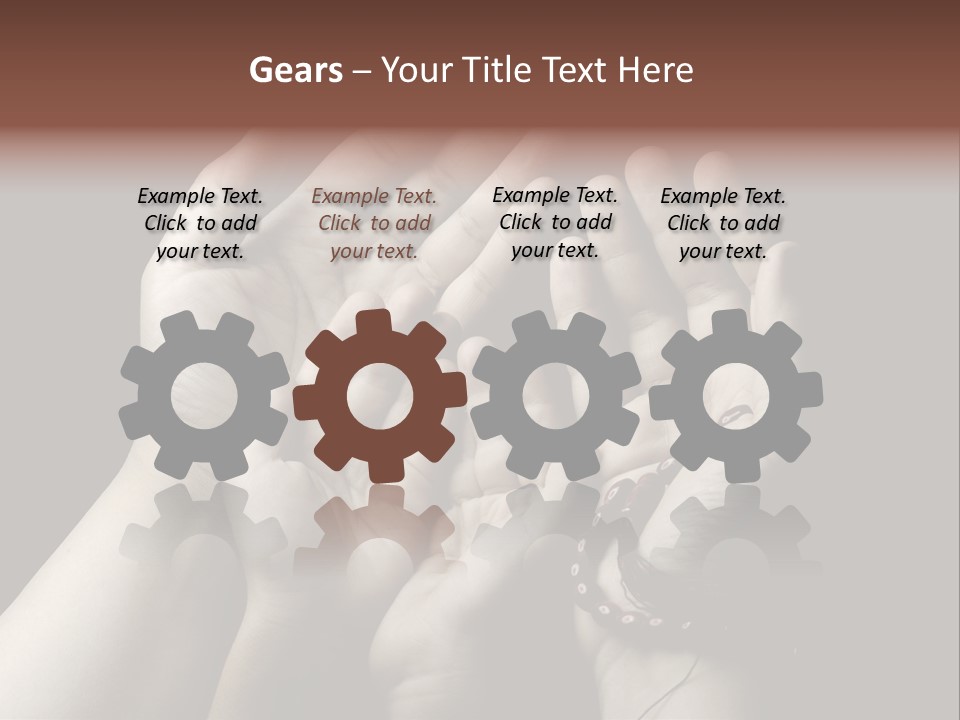 Child Wish White PowerPoint Template