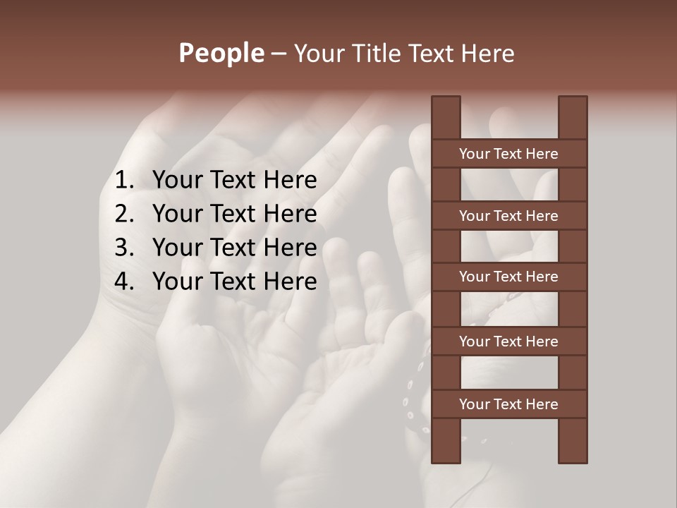 Child Wish White PowerPoint Template