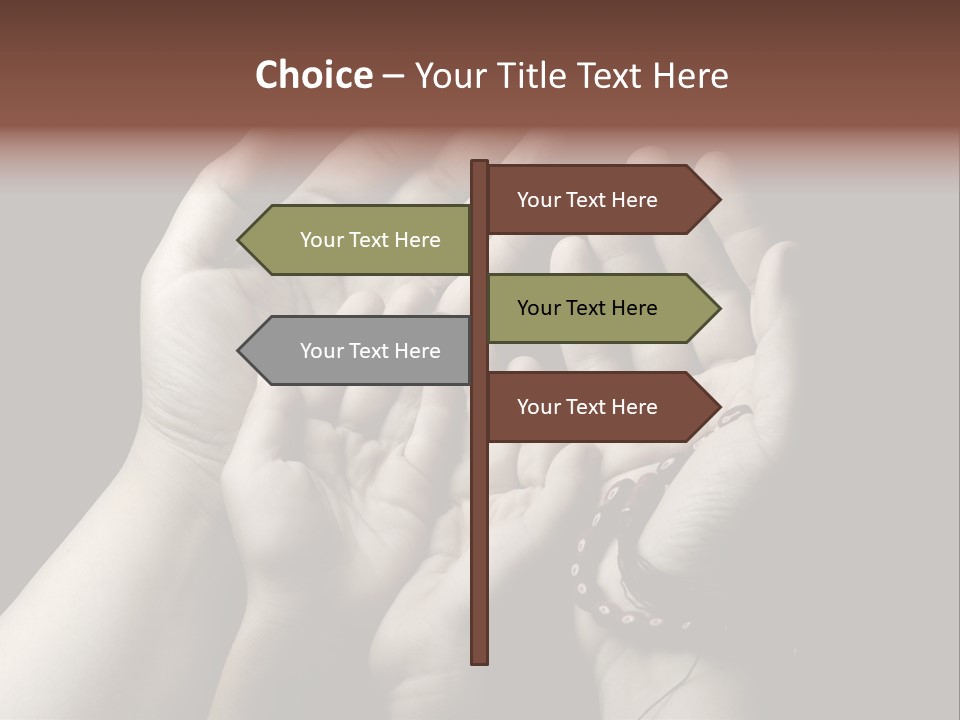 Child Wish White PowerPoint Template