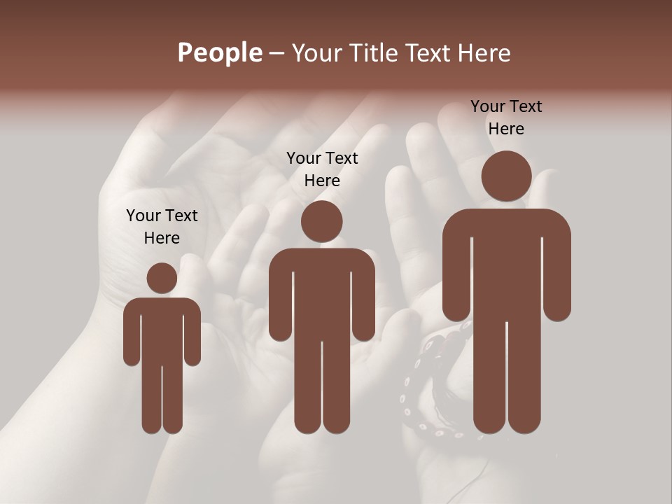 Child Wish White PowerPoint Template