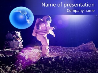 Spaceship Journey Countdown PowerPoint Template