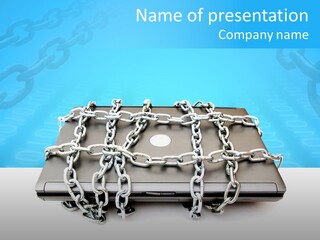 Lock Virus Banking PowerPoint Template