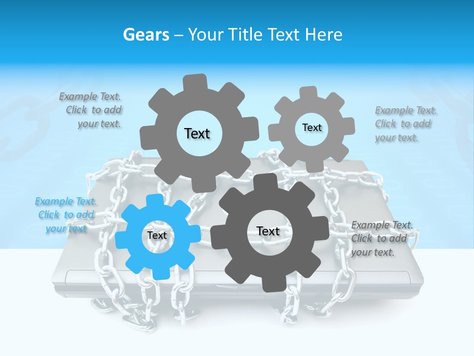Lock Virus Banking PowerPoint Template