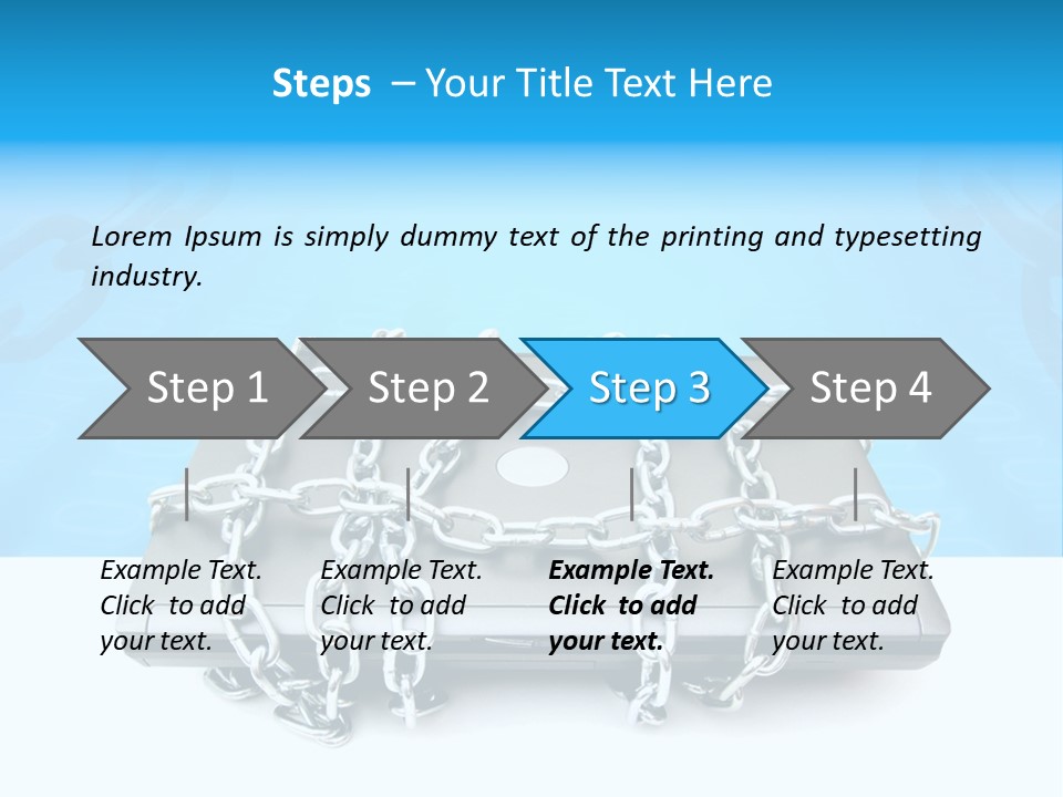Lock Virus Banking PowerPoint Template