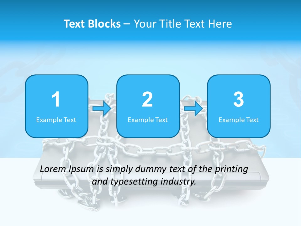 Lock Virus Banking PowerPoint Template