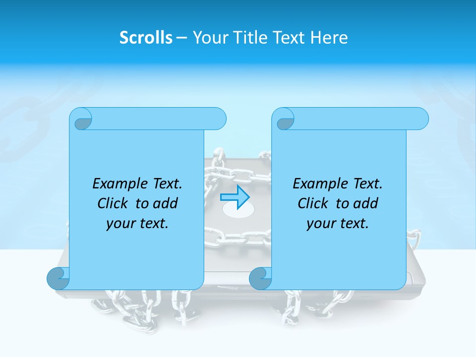 Lock Virus Banking PowerPoint Template