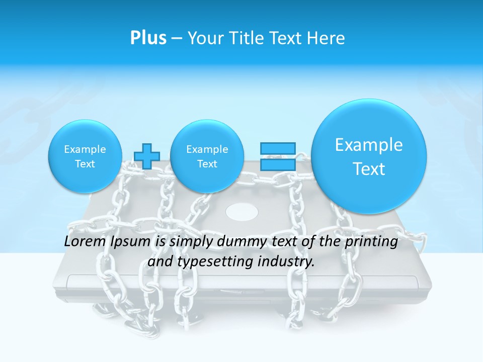 Lock Virus Banking PowerPoint Template