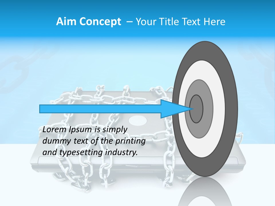 Lock Virus Banking PowerPoint Template