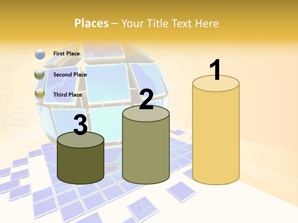 Planet World Electronic PowerPoint Template