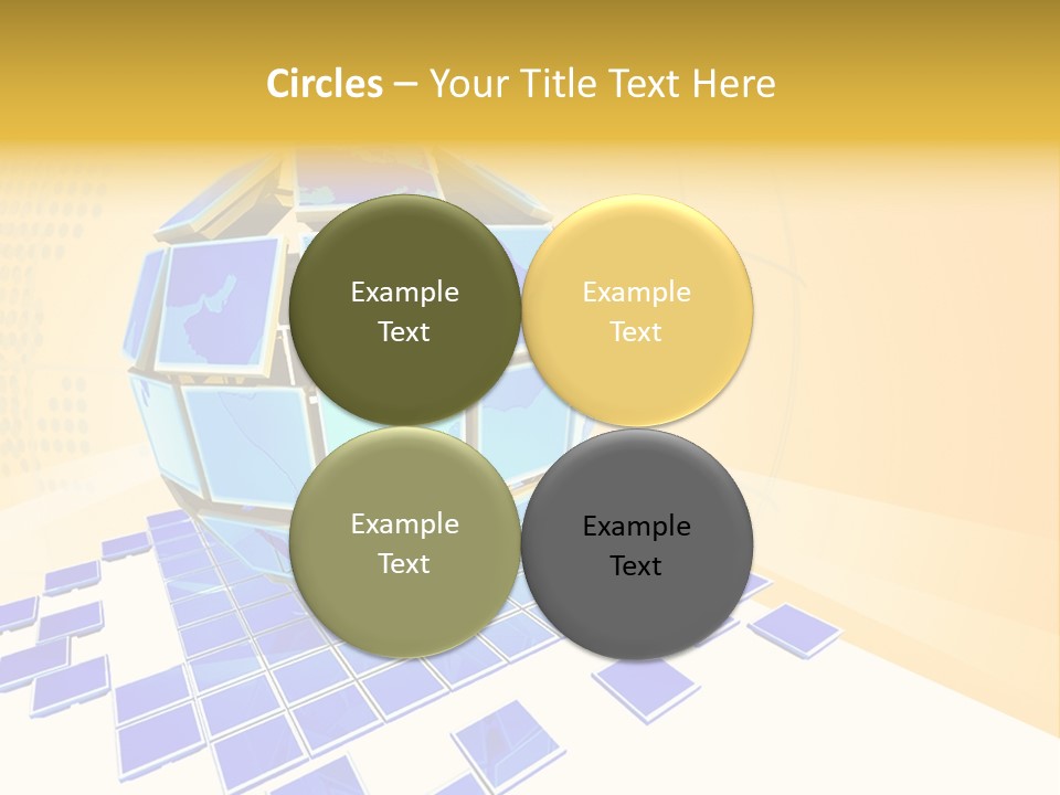 Planet World Electronic PowerPoint Template