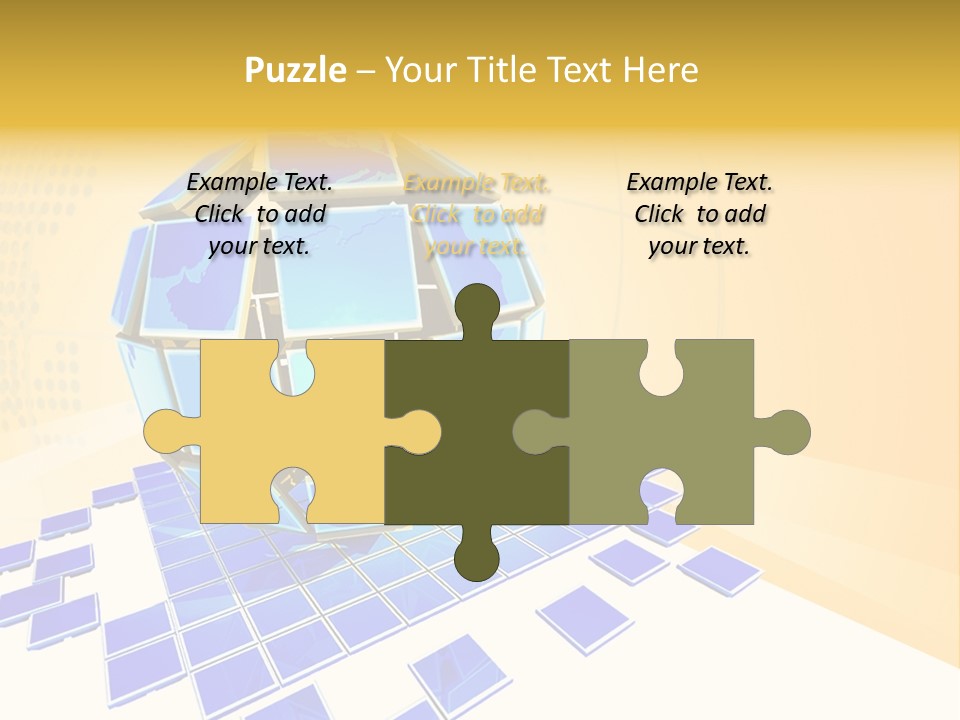 Planet World Electronic PowerPoint Template