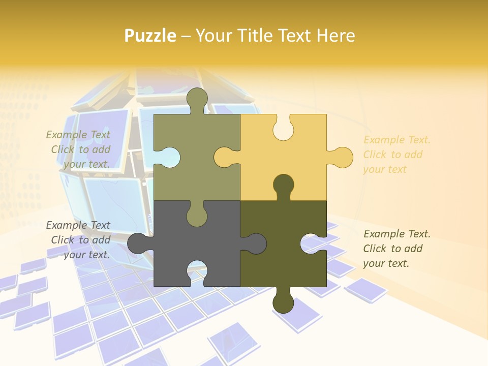Planet World Electronic PowerPoint Template