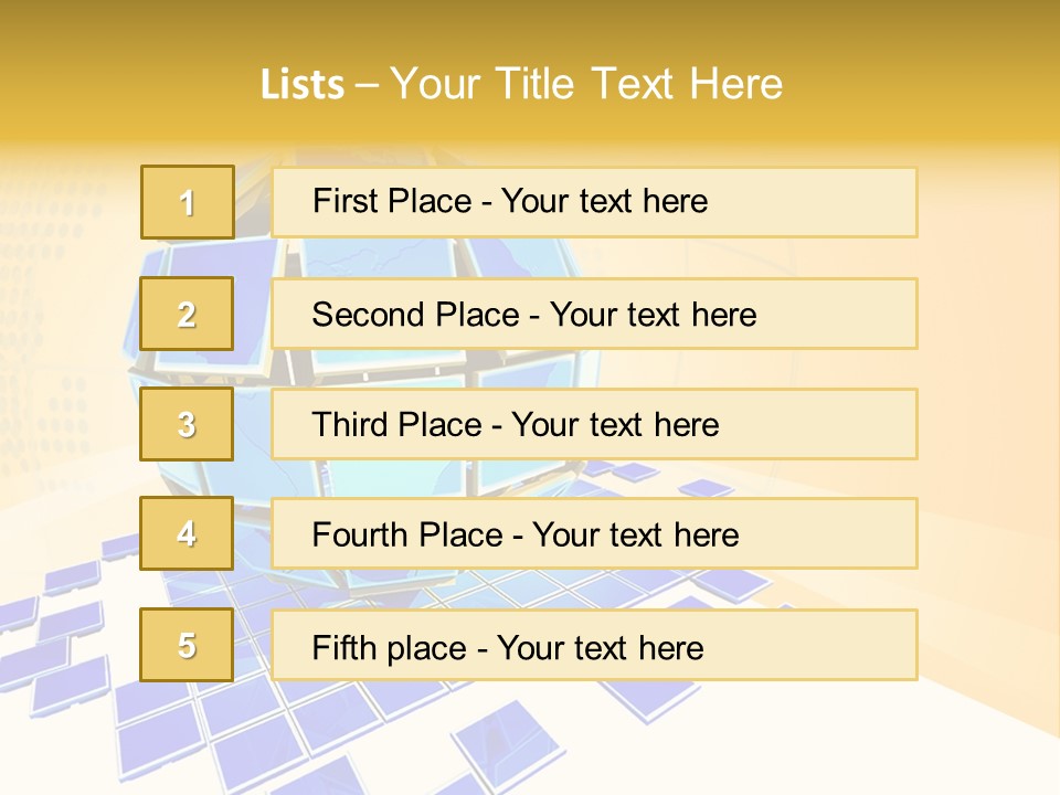 Planet World Electronic PowerPoint Template