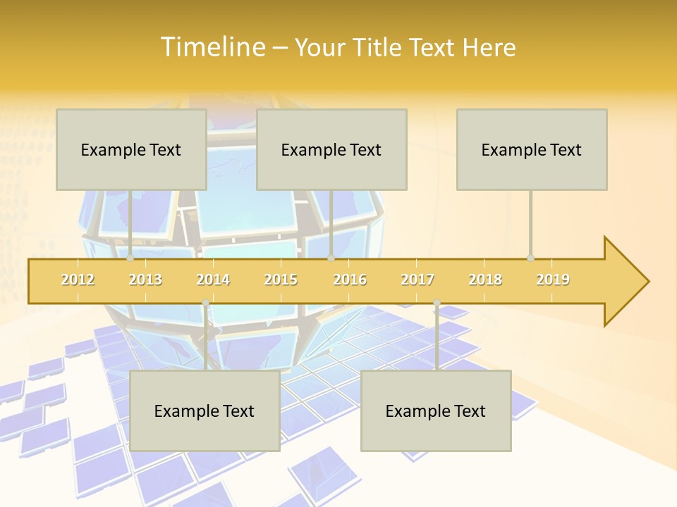 Planet World Electronic PowerPoint Template