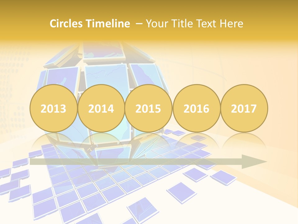 Planet World Electronic PowerPoint Template