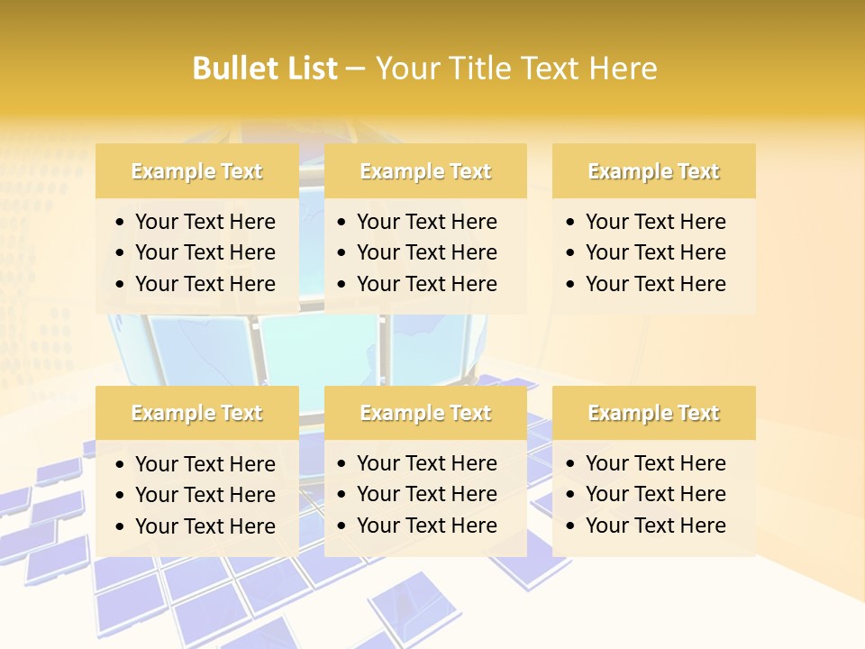Planet World Electronic PowerPoint Template
