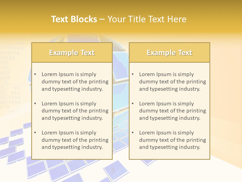 Planet World Electronic PowerPoint Template