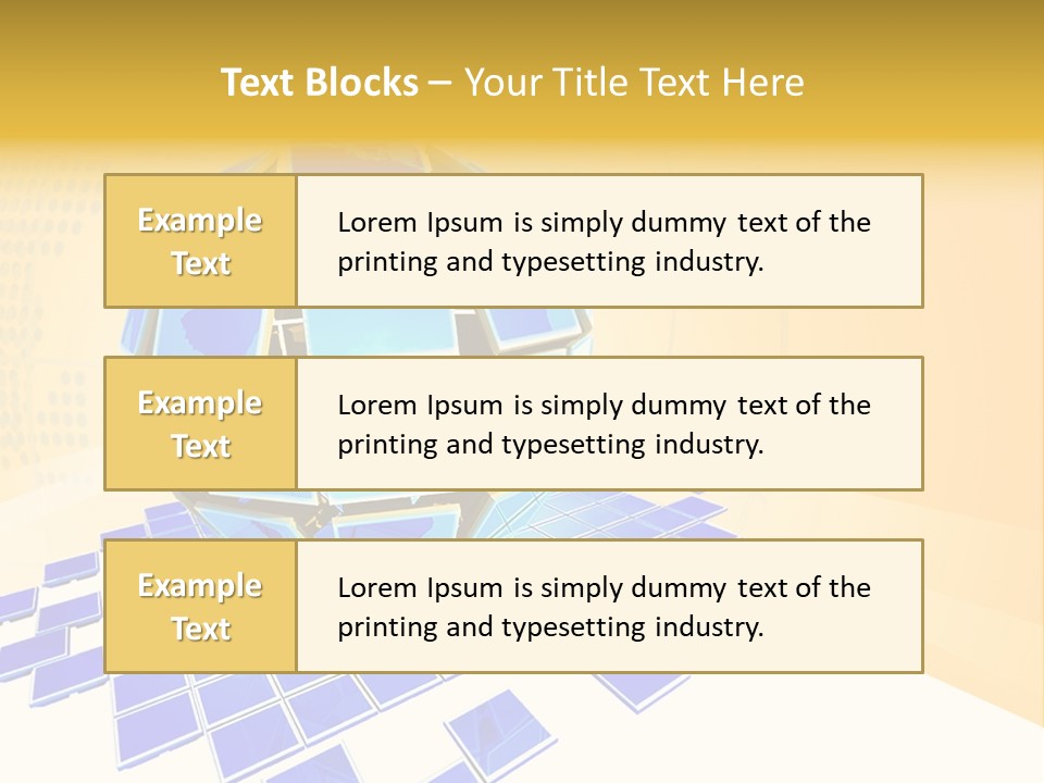 Planet World Electronic PowerPoint Template