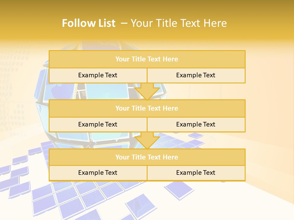 Planet World Electronic PowerPoint Template