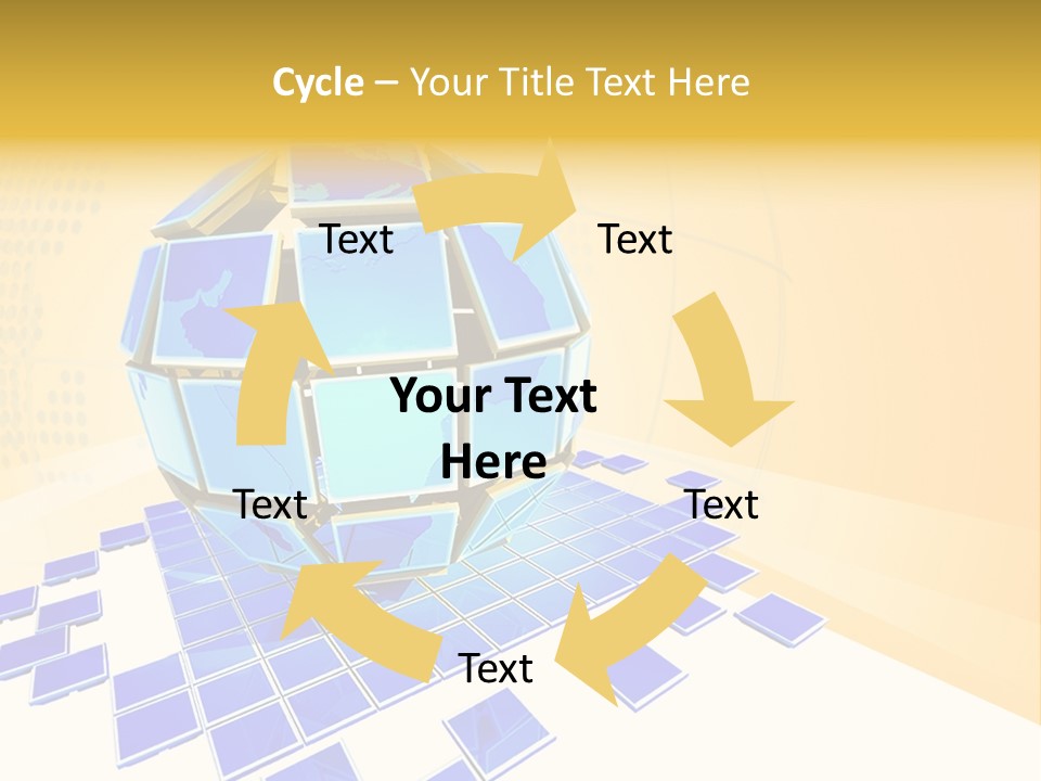 Planet World Electronic PowerPoint Template
