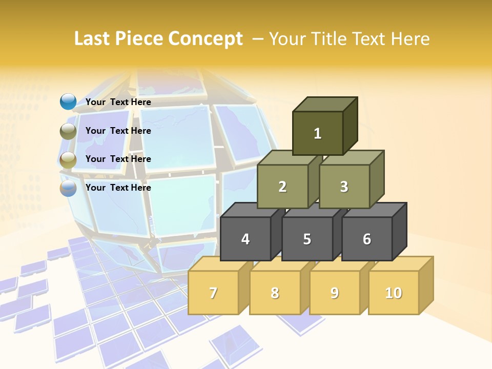 Planet World Electronic PowerPoint Template
