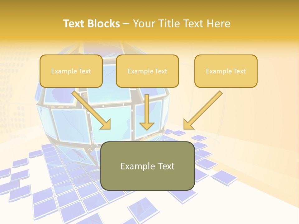 Planet World Electronic PowerPoint Template