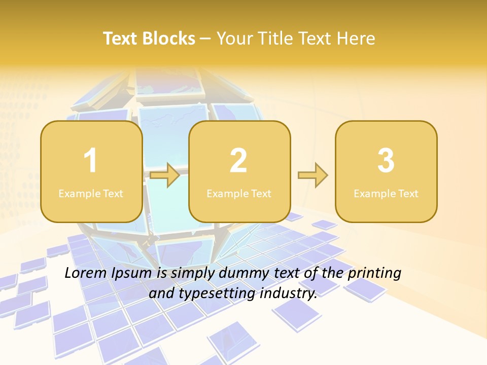 Planet World Electronic PowerPoint Template