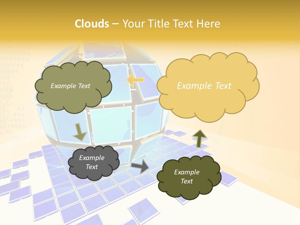 Planet World Electronic PowerPoint Template