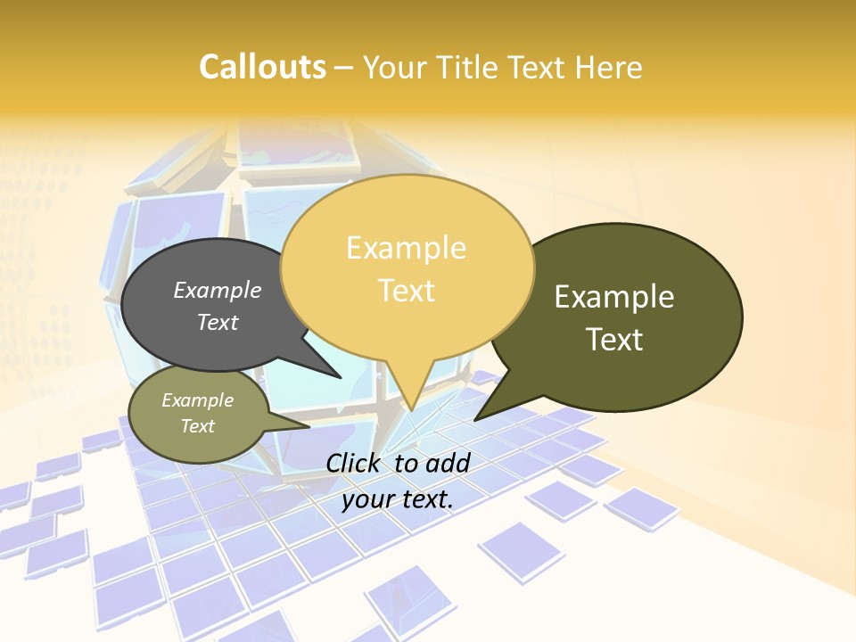 Planet World Electronic PowerPoint Template