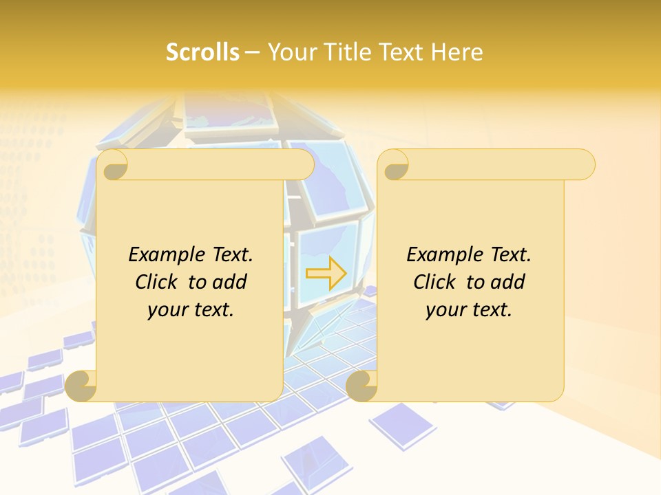 Planet World Electronic PowerPoint Template
