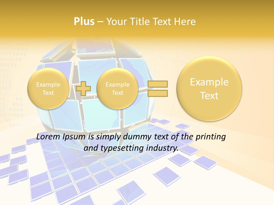 Planet World Electronic PowerPoint Template