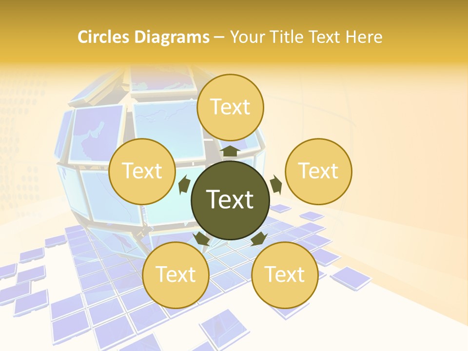 Planet World Electronic PowerPoint Template