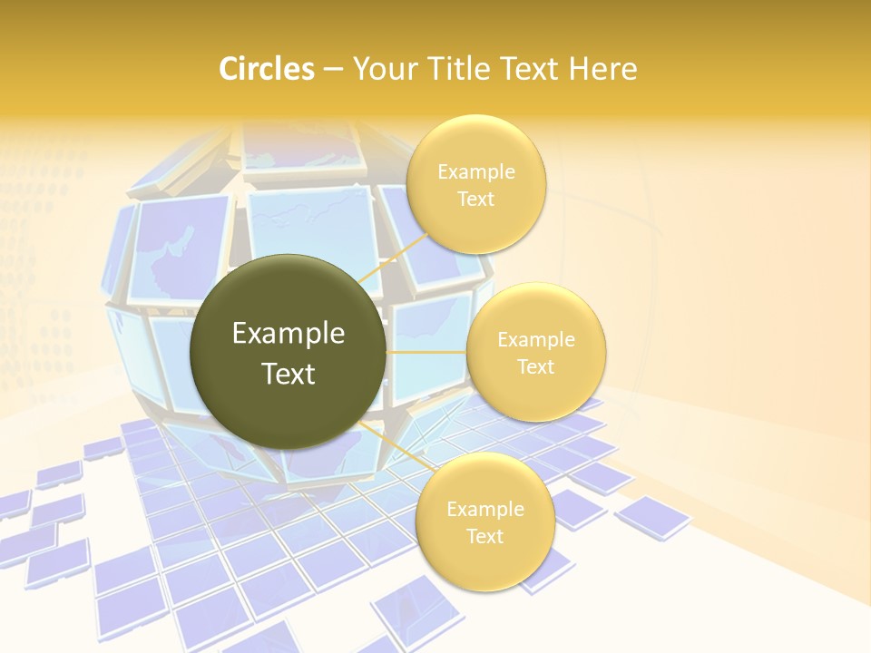 Planet World Electronic PowerPoint Template