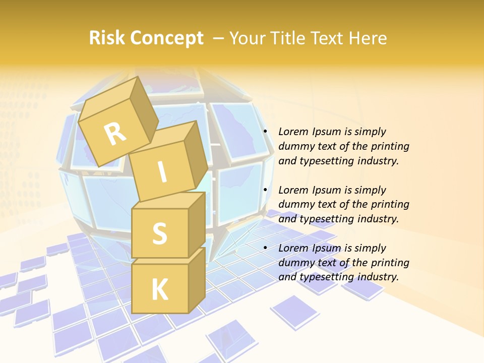 Planet World Electronic PowerPoint Template
