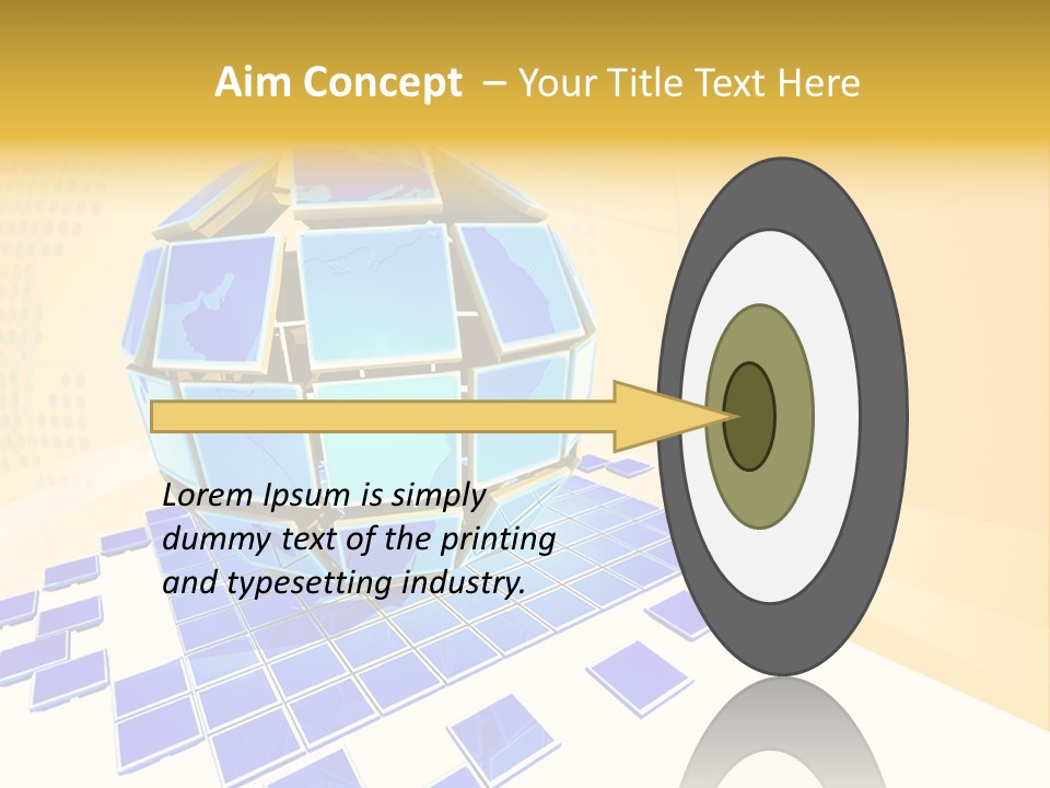 Planet World Electronic PowerPoint Template
