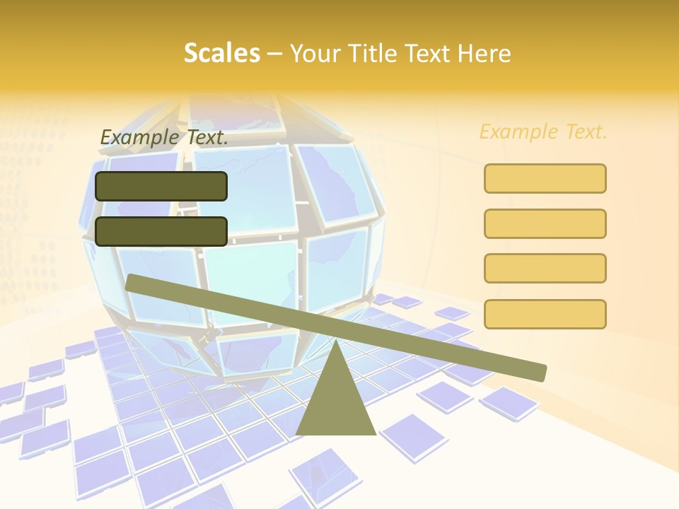 Planet World Electronic PowerPoint Template