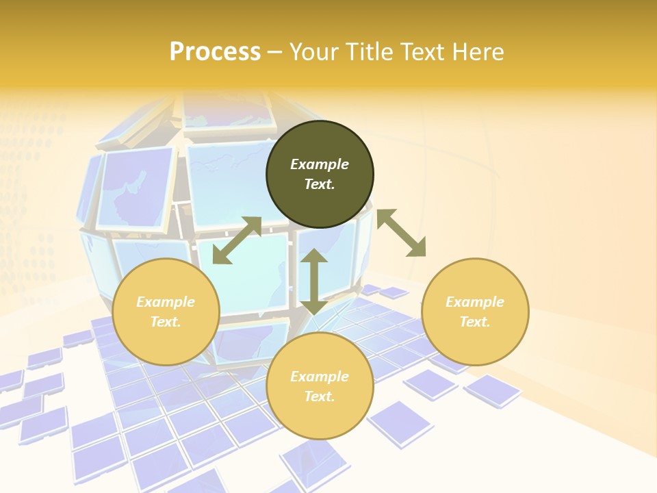 Planet World Electronic PowerPoint Template