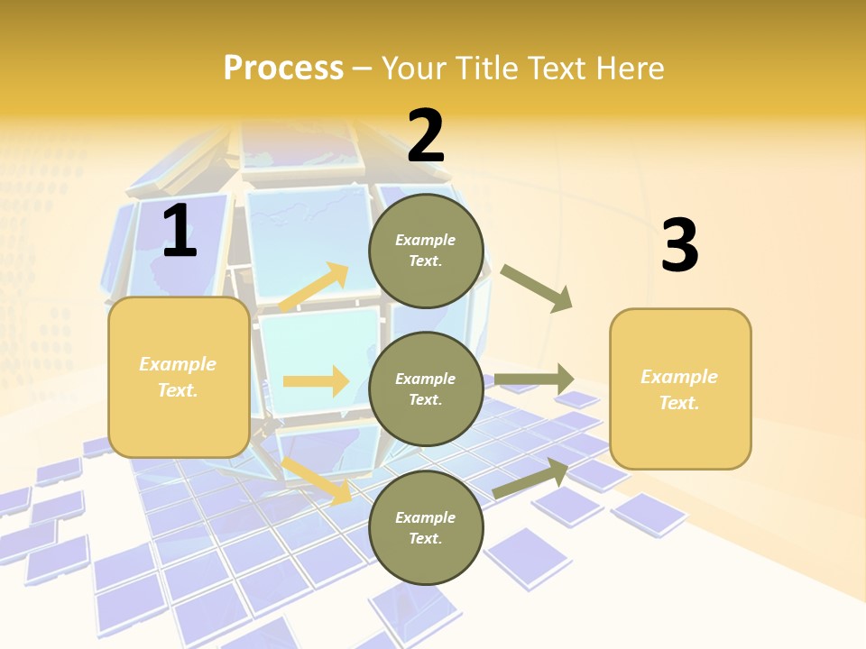 Planet World Electronic PowerPoint Template