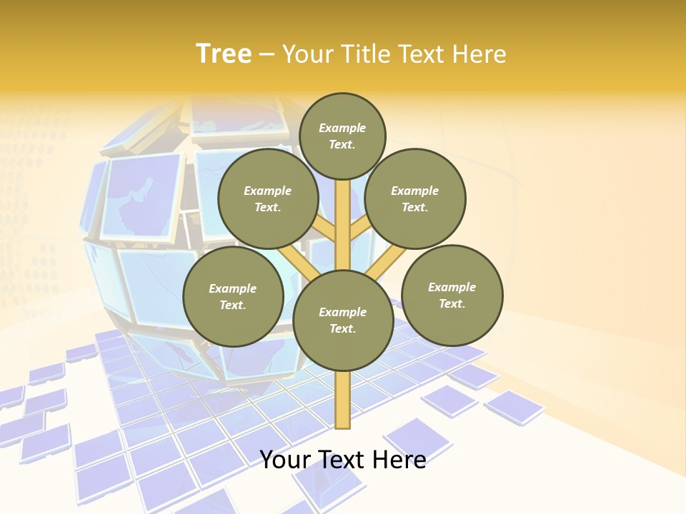 Planet World Electronic PowerPoint Template