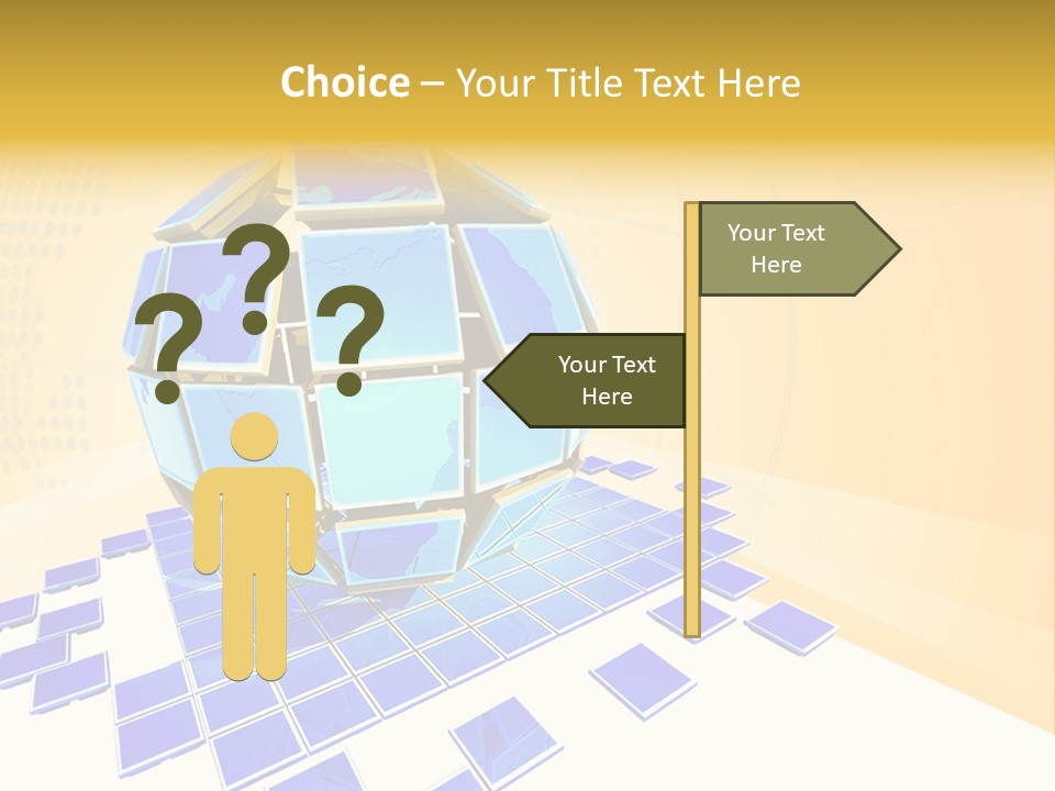 Planet World Electronic PowerPoint Template