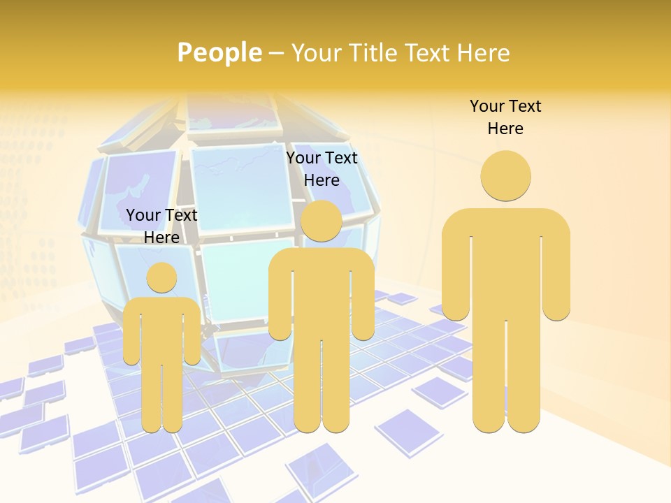Planet World Electronic PowerPoint Template