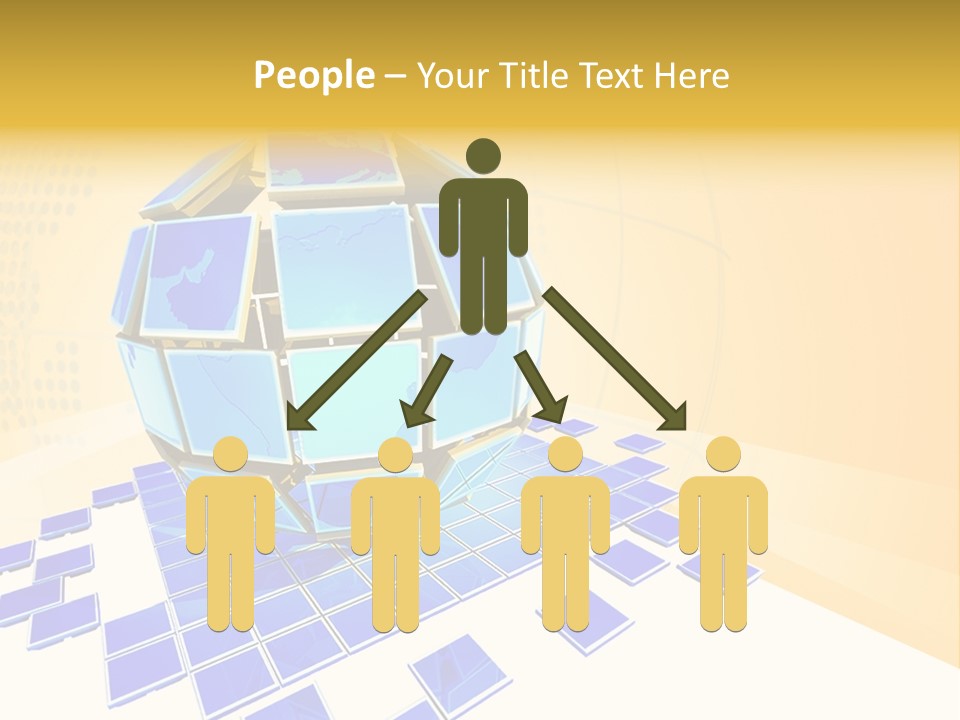 Planet World Electronic PowerPoint Template