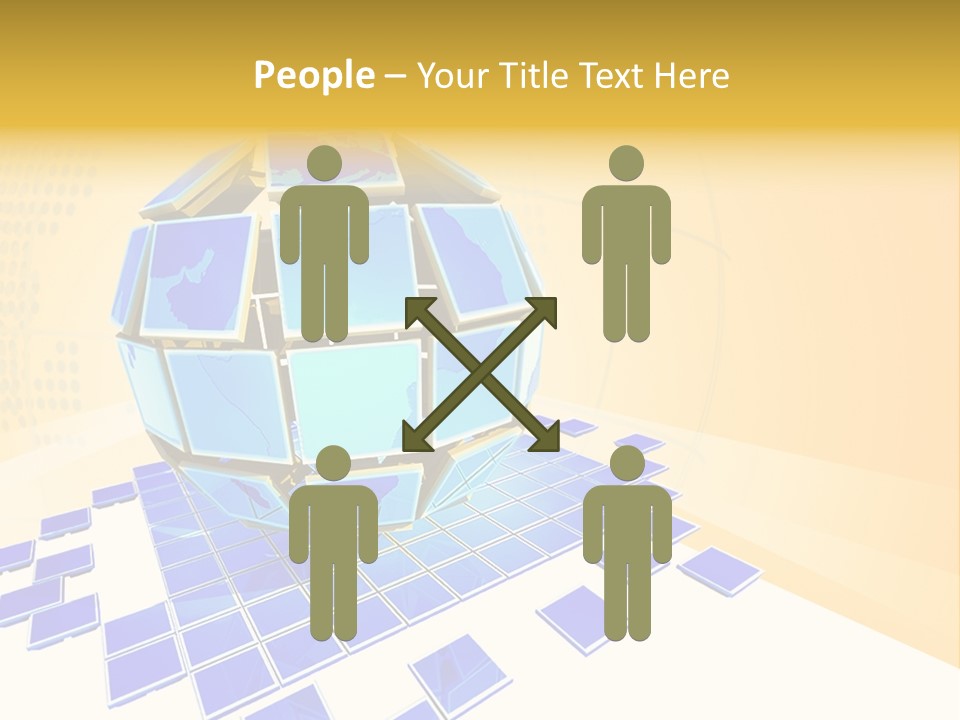 Planet World Electronic PowerPoint Template