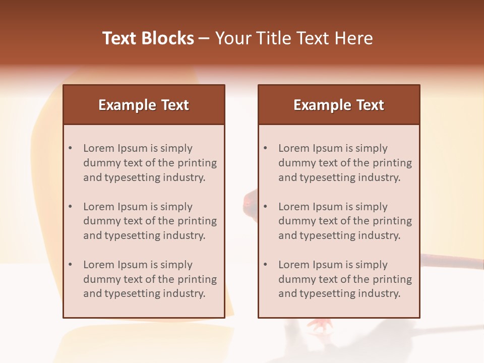 Figure Li Ten Chair PowerPoint Template