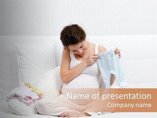 Anticipation Belly Selecting PowerPoint Template