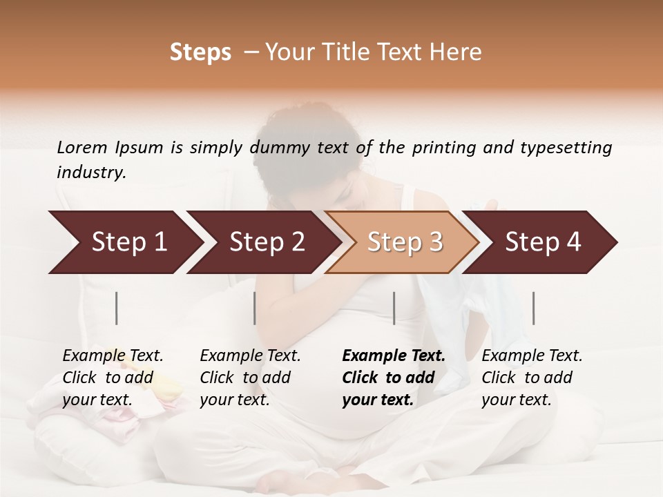 Anticipation Belly Selecting PowerPoint Template