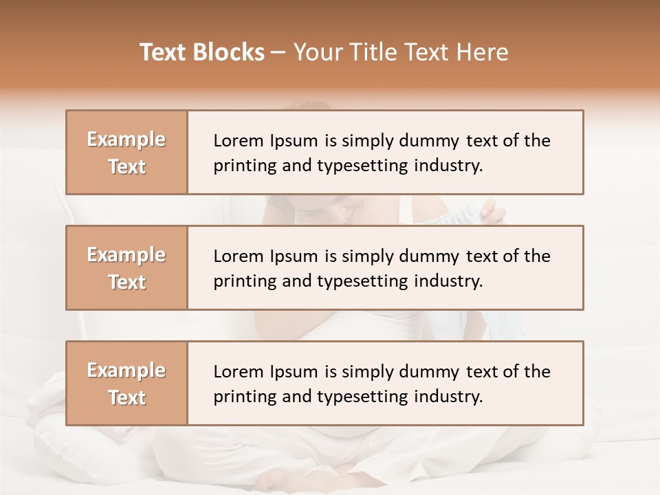 Anticipation Belly Selecting PowerPoint Template