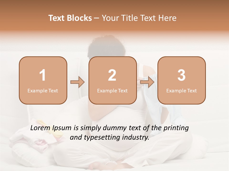 Anticipation Belly Selecting PowerPoint Template
